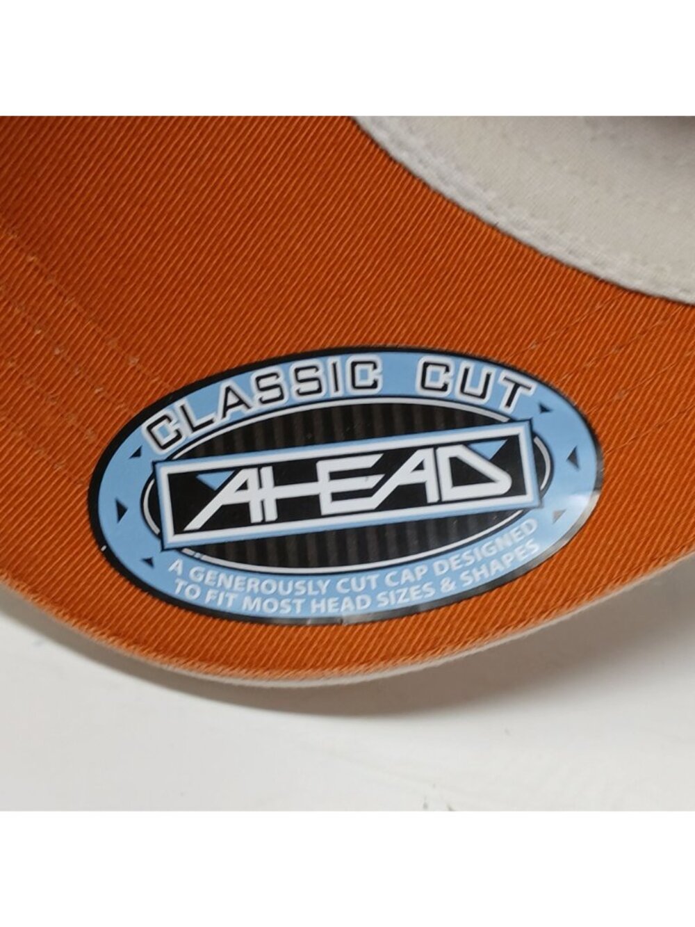 Royal Kunia C.C. Hawaii Orange Baseball Cap Bee Embroidered Ahead Classic #D15 - Picture 6 of 11